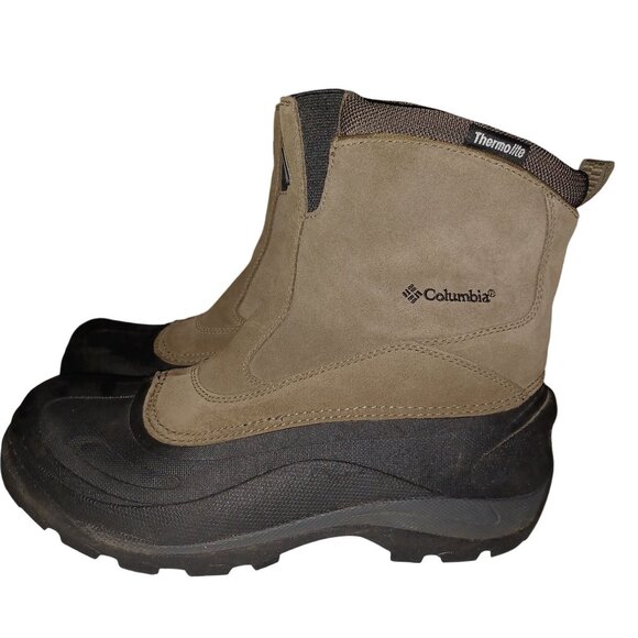 Columbia Cascadian Mountain Boots Brown Suede Water Resistant Mens Size 9 - Picture 3 of 14